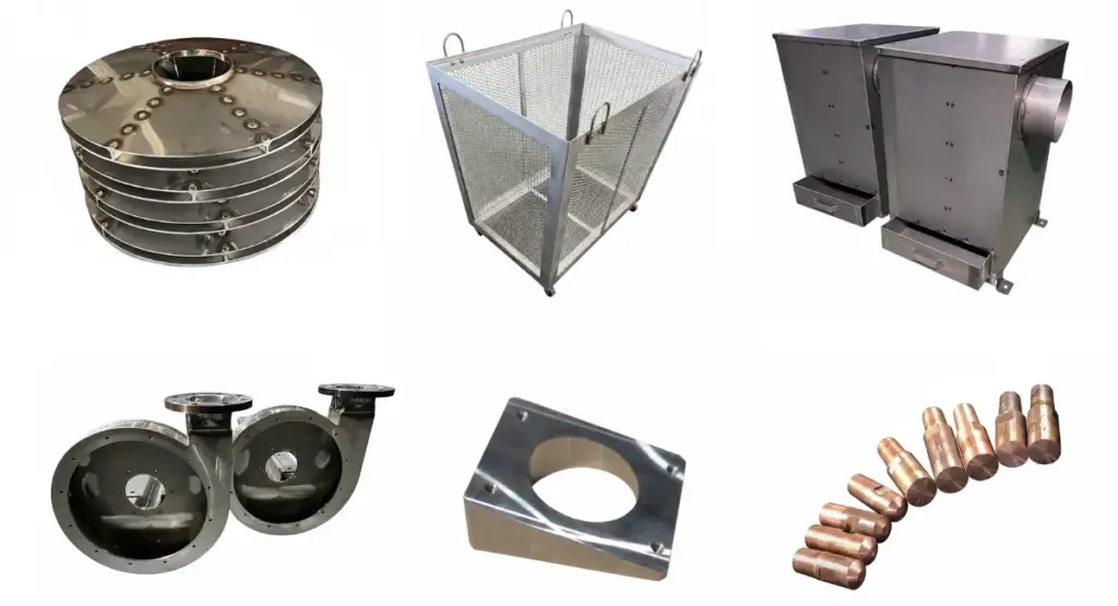 板金加工によるカバーやタンクなど多様な形状の製作事例