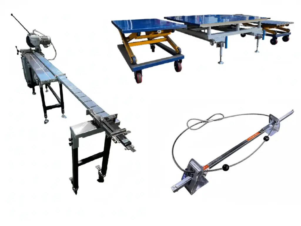 Speed Setや与作は板を吊るなど現場から生まれた自社製品